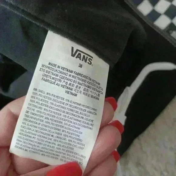 Vans Mens Black and White The Sidelines 18' Boardshorts 36 Regular - Picture 12 of 12